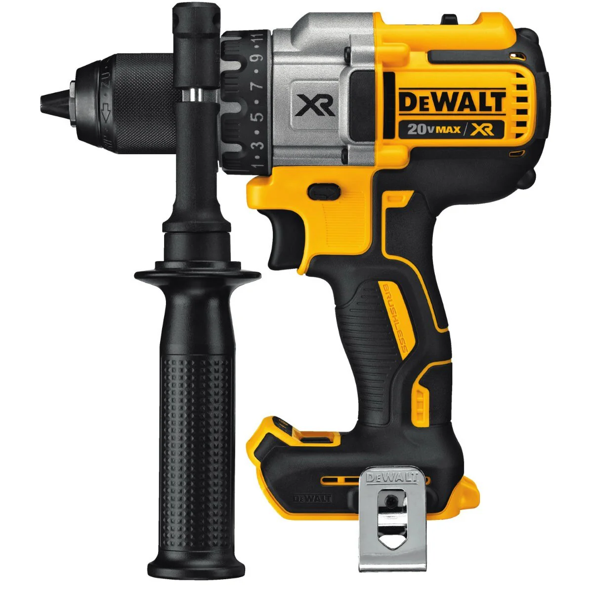 DeWalt DCD991B 20V MAX XR Lithium Ion Brushless 3-Speed Drill / Driver. Bare Tool
