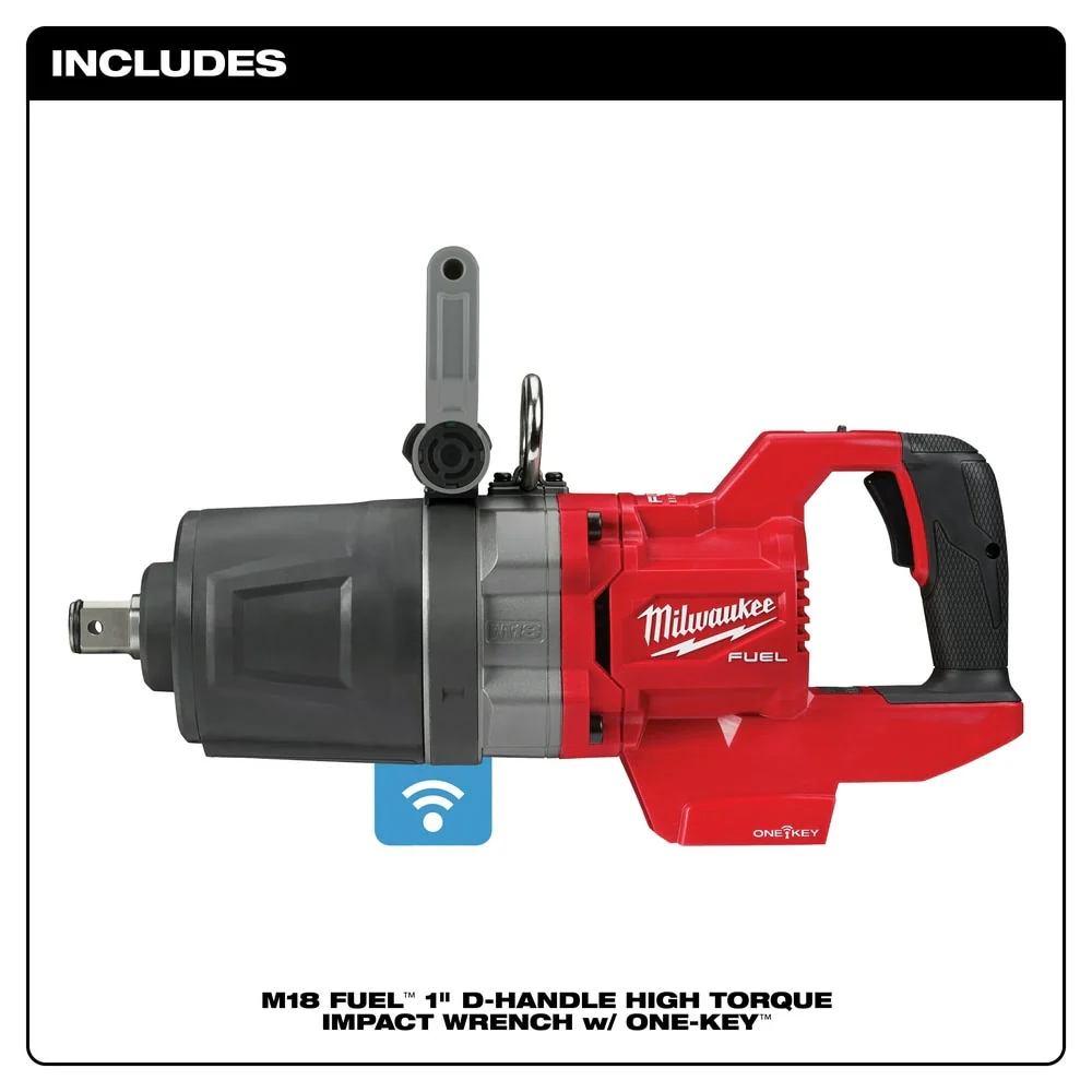 Milwaukee 2868-20 M18 FUEL 1 D-Handle High Torque Impact Wrench w/ ONE-KEY